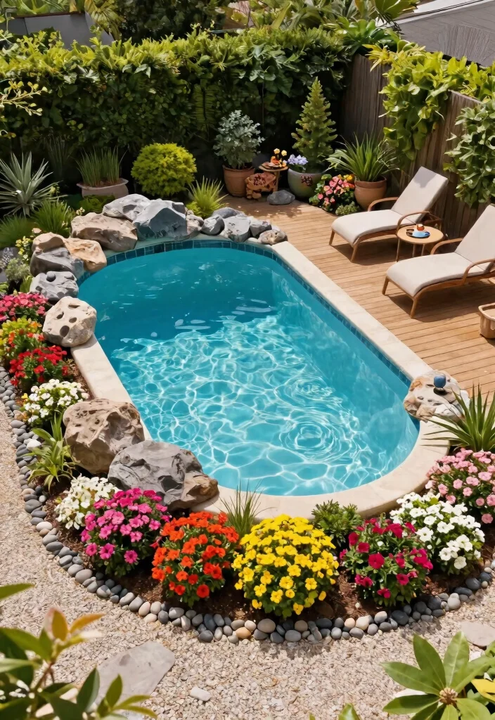 21 Essential Above Ground Pool Tips for Beginners 4. Landscaping Around the Pool 0