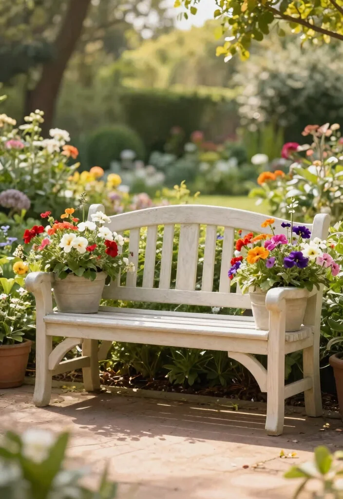 21 Most Stylish Outdoor Planter Ideas for Modern Yards 15. Stylish Garden Benches with Planter Boxes 0