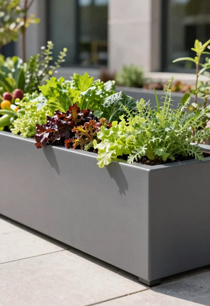 21 Most Stylish Outdoor Planter Ideas for Modern Yards 20. Contemporary Raised Planter Boxes 0