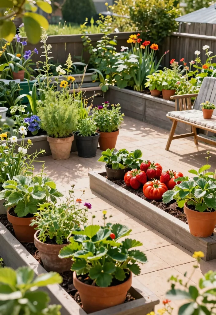 21 Stunning Outdoor Patio Design Collection Ideas to Pin 18. Edible Landscaping 0