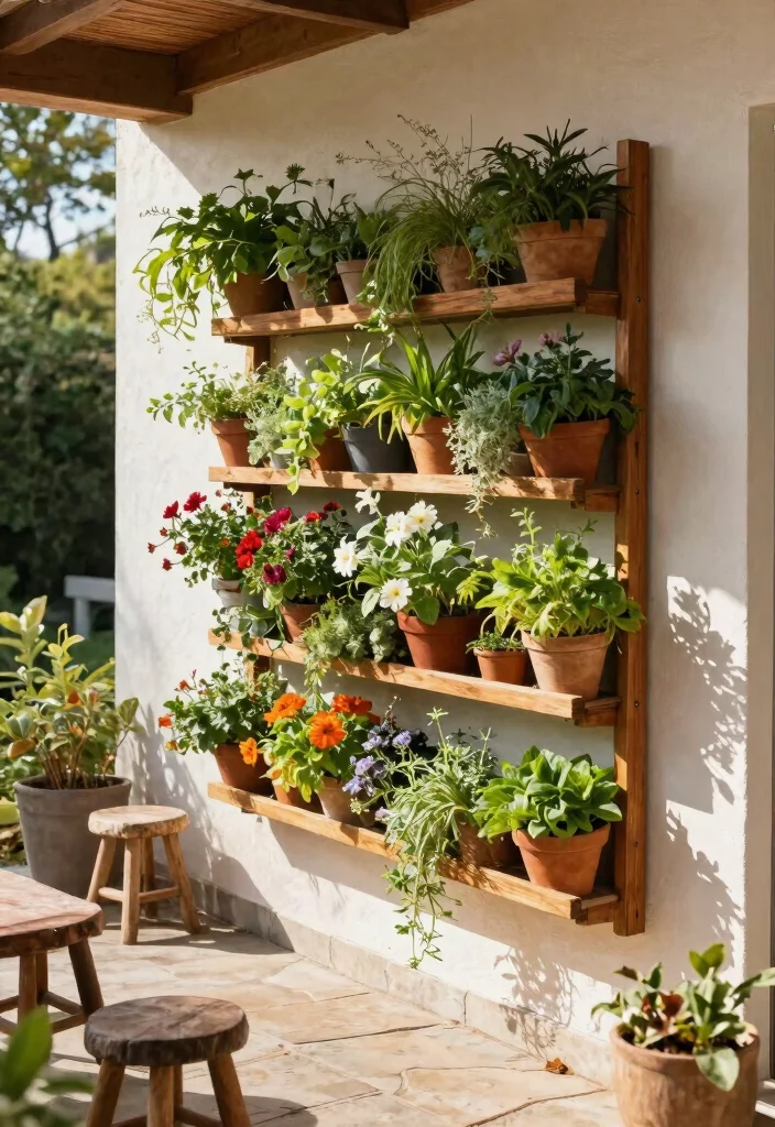 21 Stunning Outdoor Patio Design Collection Ideas to Pin 2. Vertical Gardens 0