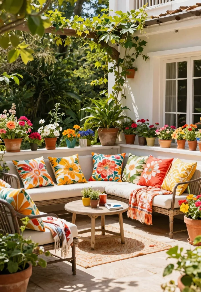 21 Stunning Outdoor Patio Design Collection Ideas to Pin 20. Seasonal Decor Changes 0