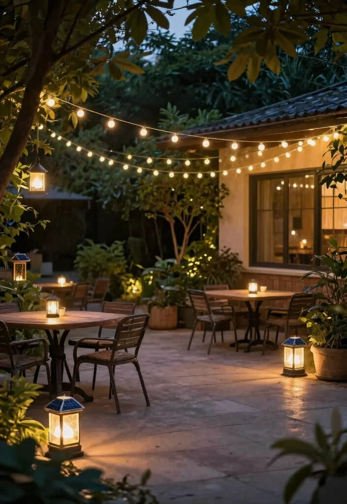 21 Stunning Outdoor Patio Design Collection Ideas to Pin 5. Solar Powered Lighting 0