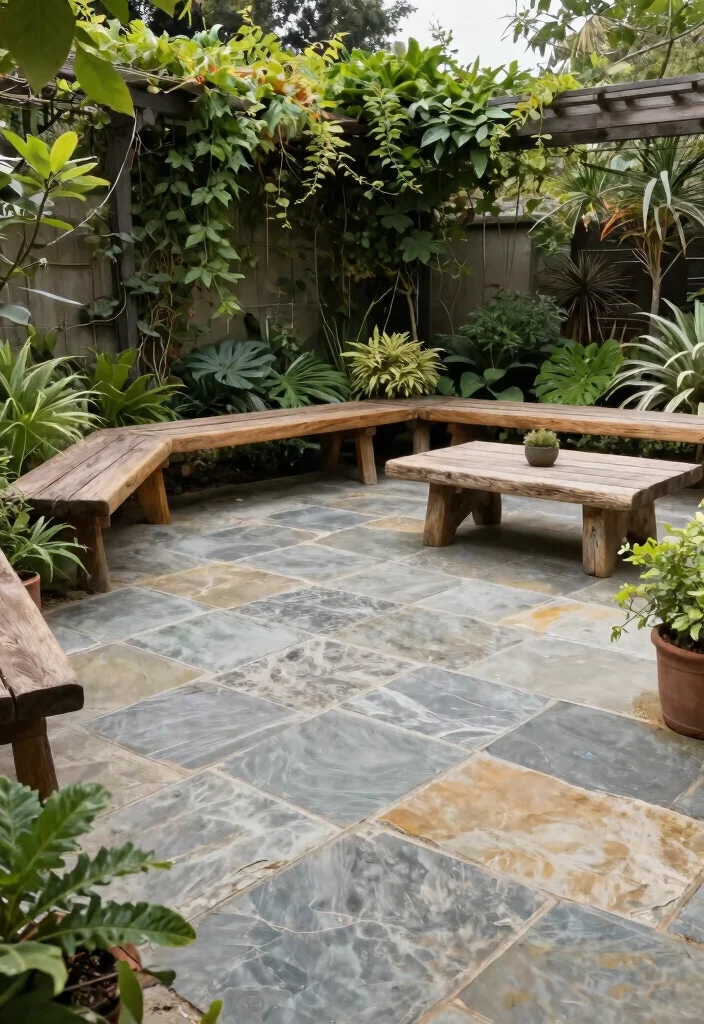 21 Stunning Outdoor Patio Design Collection Ideas to Pin 6. Natural Stone Flooring 0