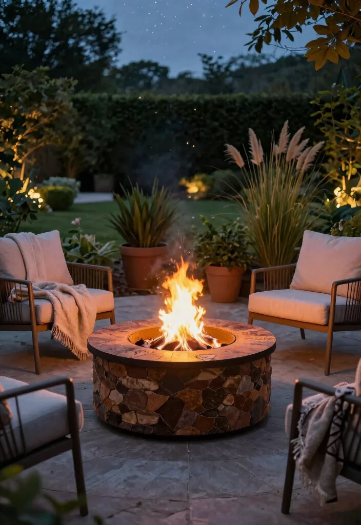 21 Stunning Outdoor Patio Design Collection Ideas to Pin 7. Fire Pits Made from Eco Friendly Materials 0