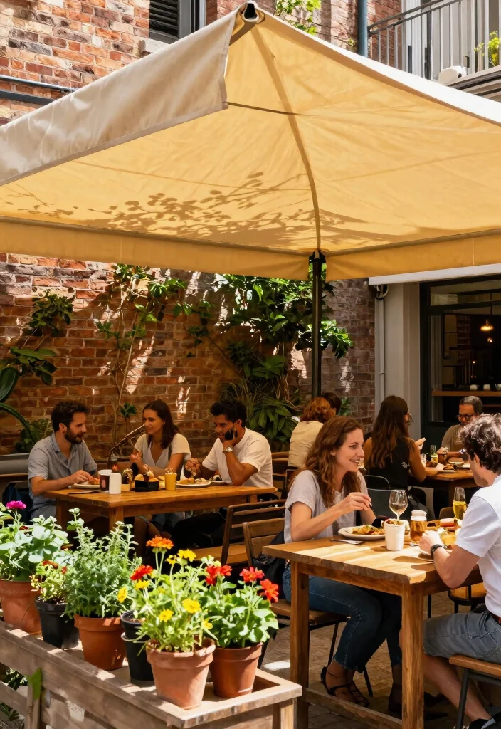 21 Stylish Restaurant Awning Ideas for Patio Dining 1 21 Stylish Restaurant Awning Ideas for Patio Dining 1. Eco Friendly Canvas Awnings 0