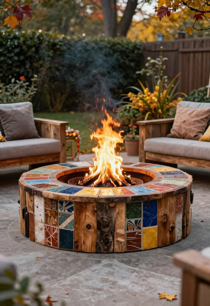 25 Breathtaking Fire Pit Inspiration Photos for Fall Nights 17. Creative Fire Pit Surrounds 0