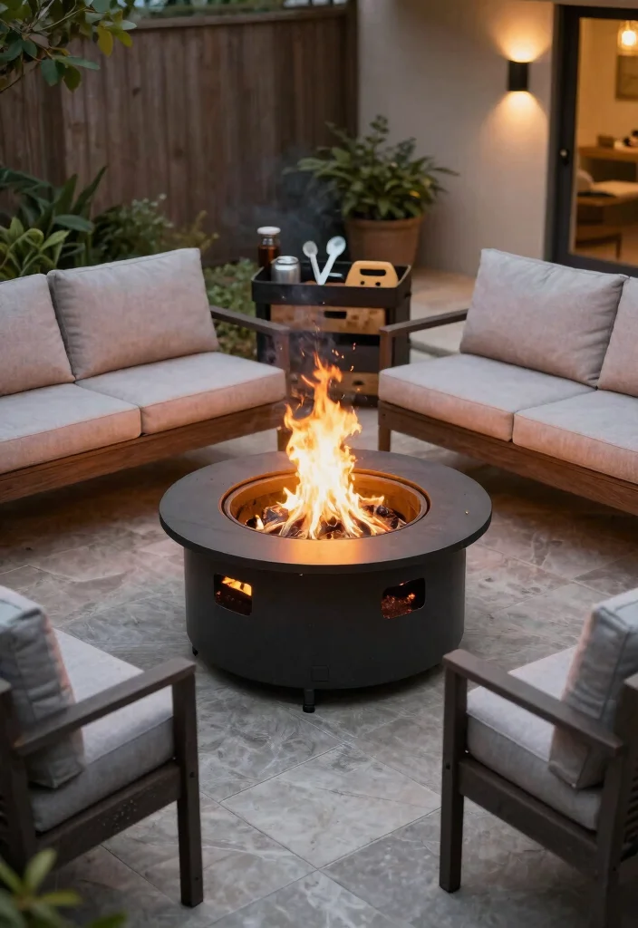 25 Breathtaking Fire Pit Inspiration Photos for Fall Nights 20. Multi Purpose Fire Pit 0