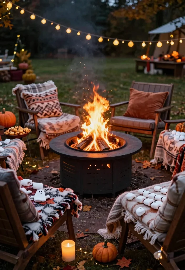 25 Breathtaking Fire Pit Inspiration Photos for Fall Nights 25. Themed Fire Pit Night Gatherings 0