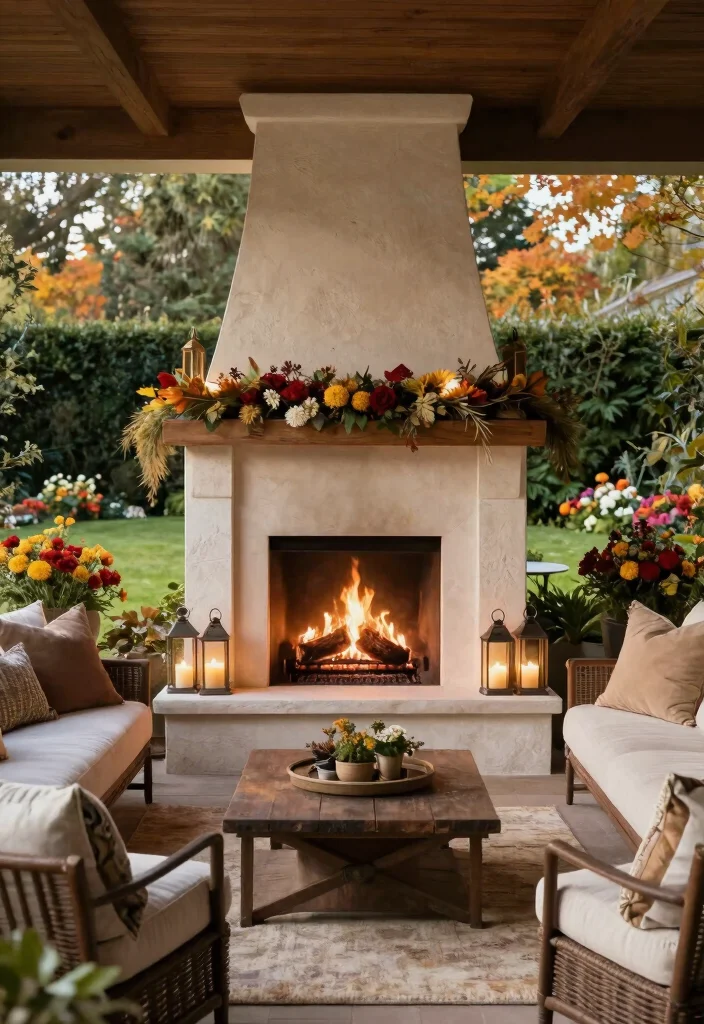 25 Breathtaking Fire Pit Inspiration Photos for Fall Nights 6. Outdoor Fireplace 0