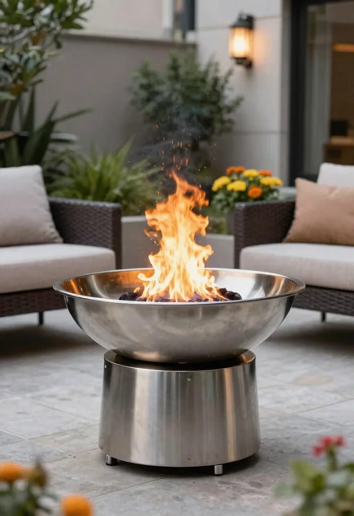 7 Badass Welded Fire Bowl Ideas for Metalworkers 6. The Elevated Experience 0