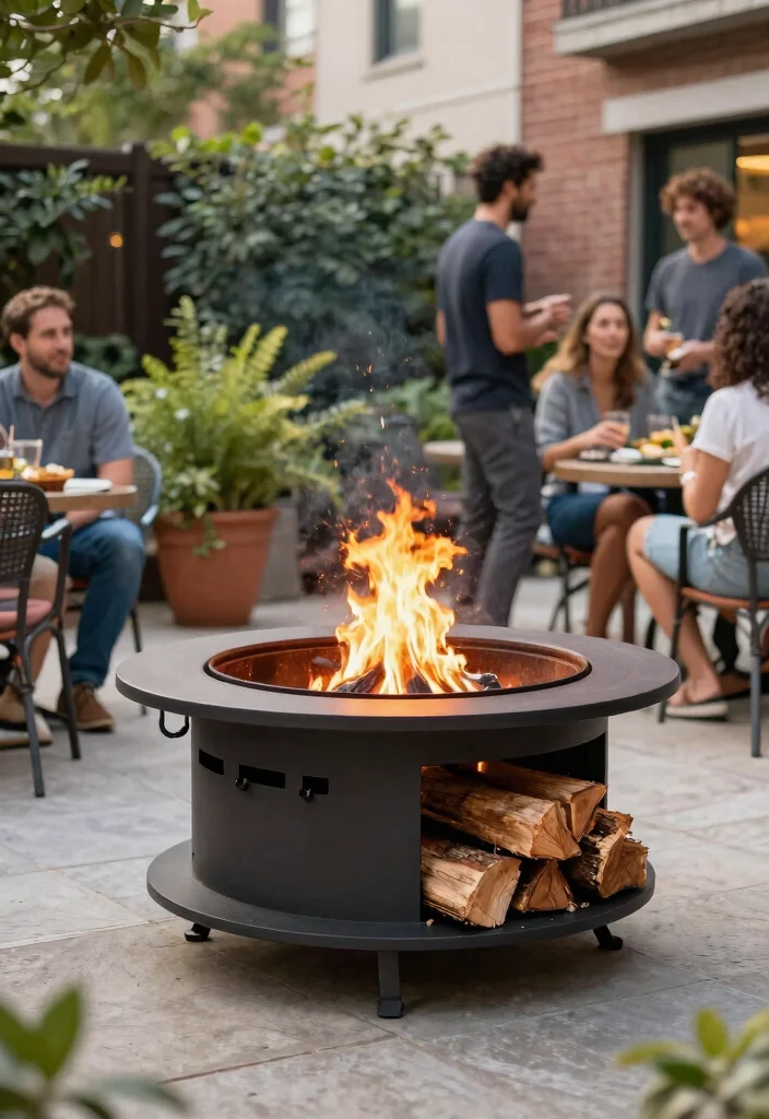 7 Badass Welded Fire Bowl Ideas for Metalworkers 7. The Multi Function Fire Bowl 0
