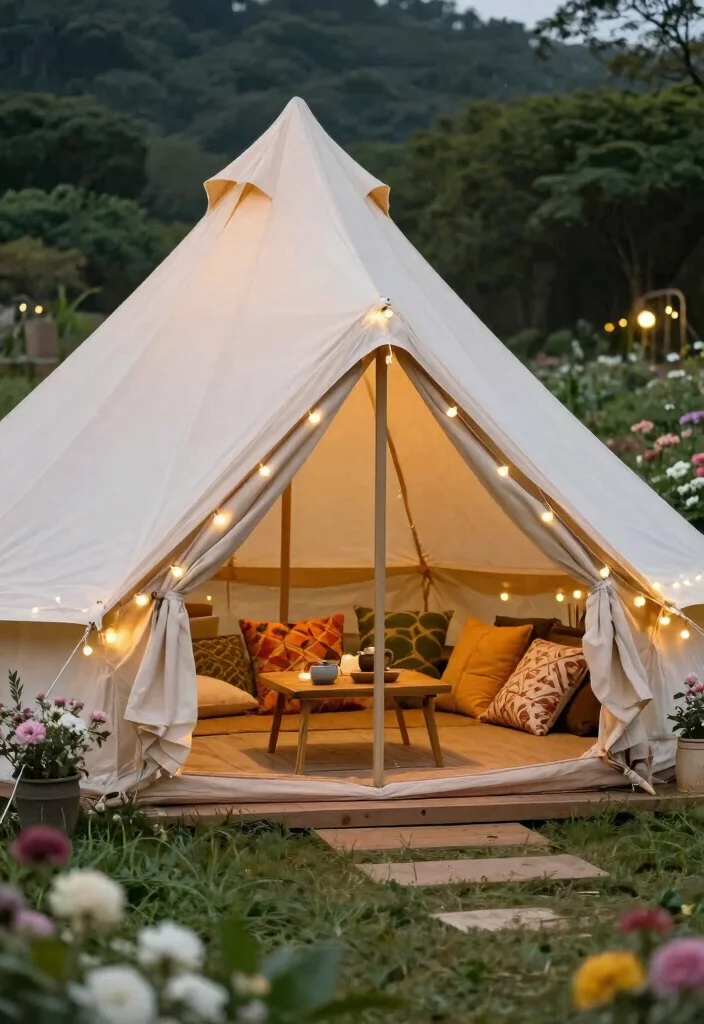7 Cozy Bell Tent Awning Ideas for Glamping Setups 8 7 Cozy Bell Tent Awning Ideas for Glamping Setups Conclusion 0
