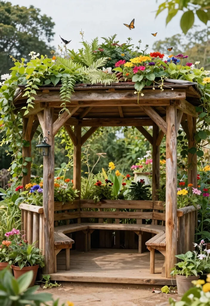 7 Exotic African Gazebo Ideas Thatched Roof Vibe 4. Eco Friendly Open Air Gazebo 0