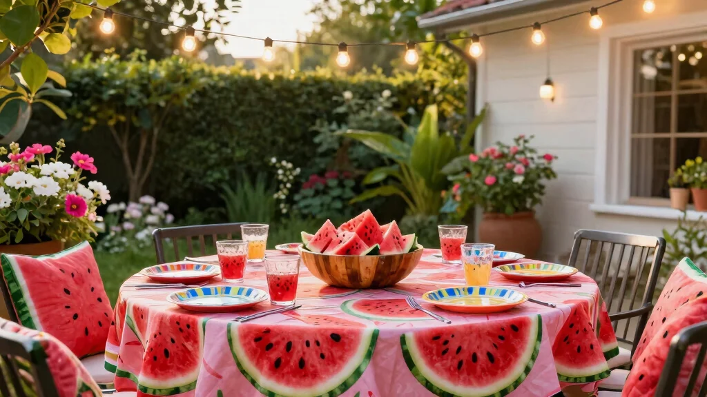 7 Fun Watermelon Patio Decor Ideas for Summer BBQs
