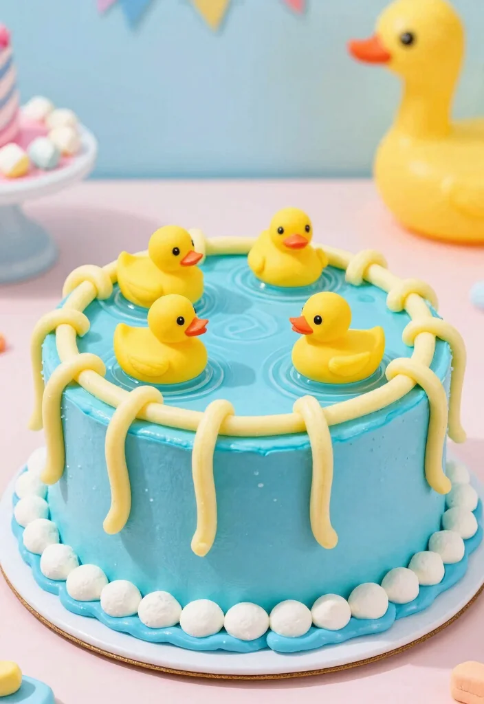 7 Hilarious Hot Tub Cake Ideas for Adult Birthday Parties 1 7 Hilarious Hot Tub Cake Ideas for Adult Birthday Parties 1. Rubber Duck Pool Party Cake 0