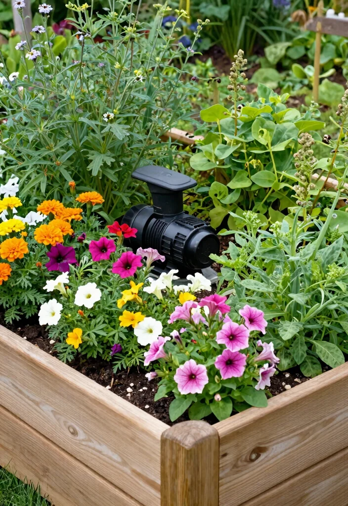 7 Quiet Above Ground Pool Pump Ideas to Hide Equipment 3. Raised Garden Bed Concealment 0