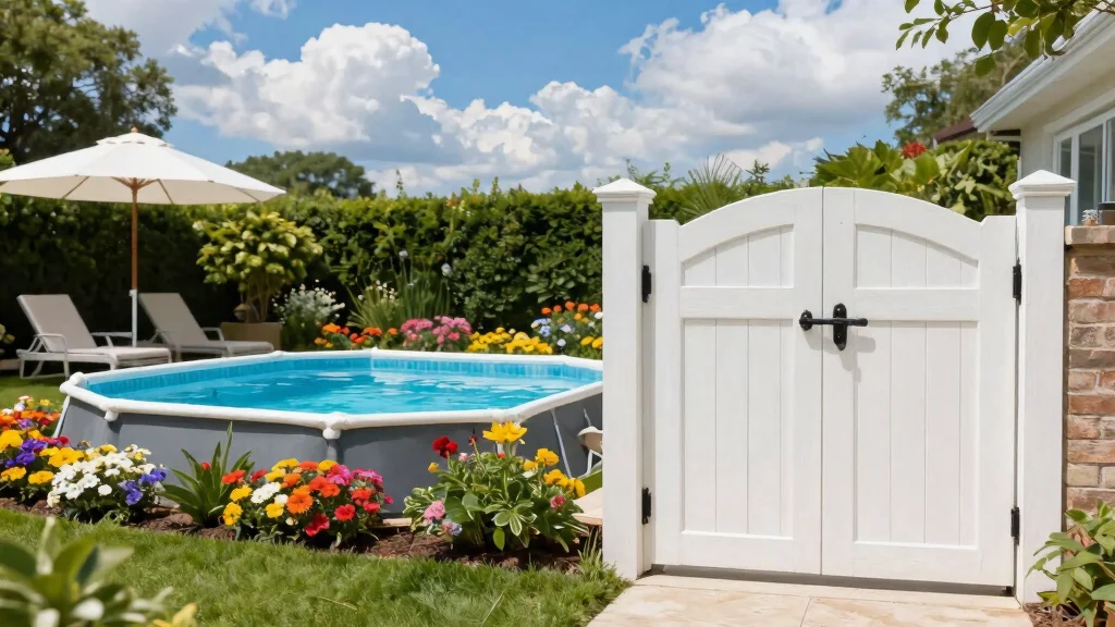 7 Safe Above Ground Pool Gate Ideas for Kids and Pets