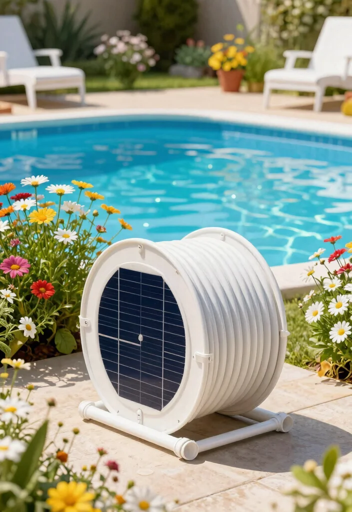 7 Smart Above Ground Pool Solar Cover Reel Ideas DIY 2. PVC Pipe Solar Cover Reel 0