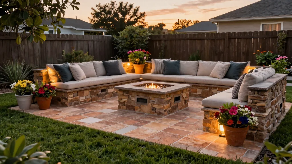 9 Best Fire Pit Flooring Ideas [Fireproof and Safe]