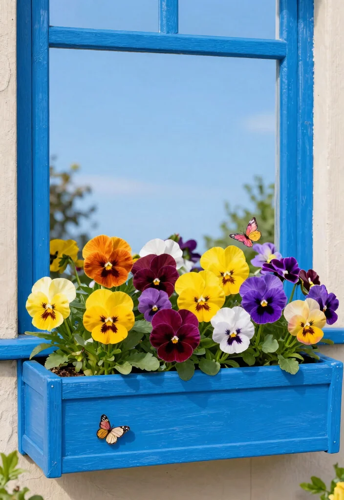 9 Charming Blue Window Box Ideas for Cottage Homes 6. Seasonal Themes 0