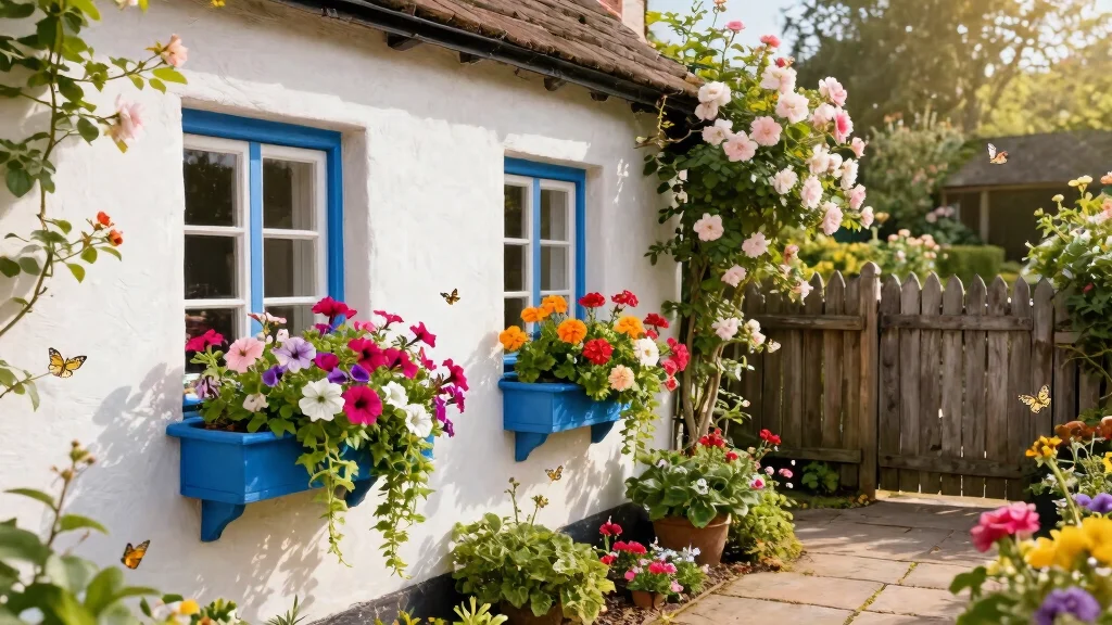 9 Charming Blue Window Box Ideas for Cottage Homes