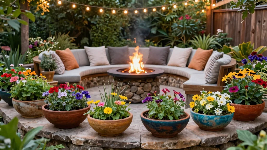 9 Clever Fire Pit Planter Ideas to Upcycle Old Bowls