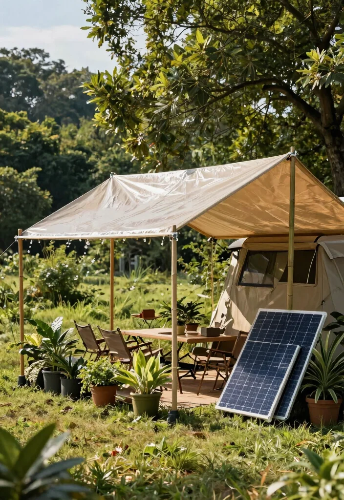 9 Clever Pop Up Camper Awning Ideas for Road Trips 8. Eco Friendly Shade Solutions 0