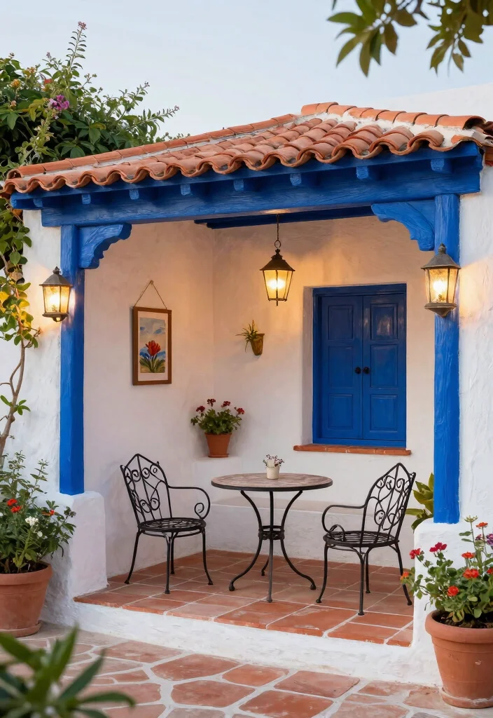 9 Cozy Above Ground Pool Cabana Ideas for Shade 7. Mediterranean Escape 0