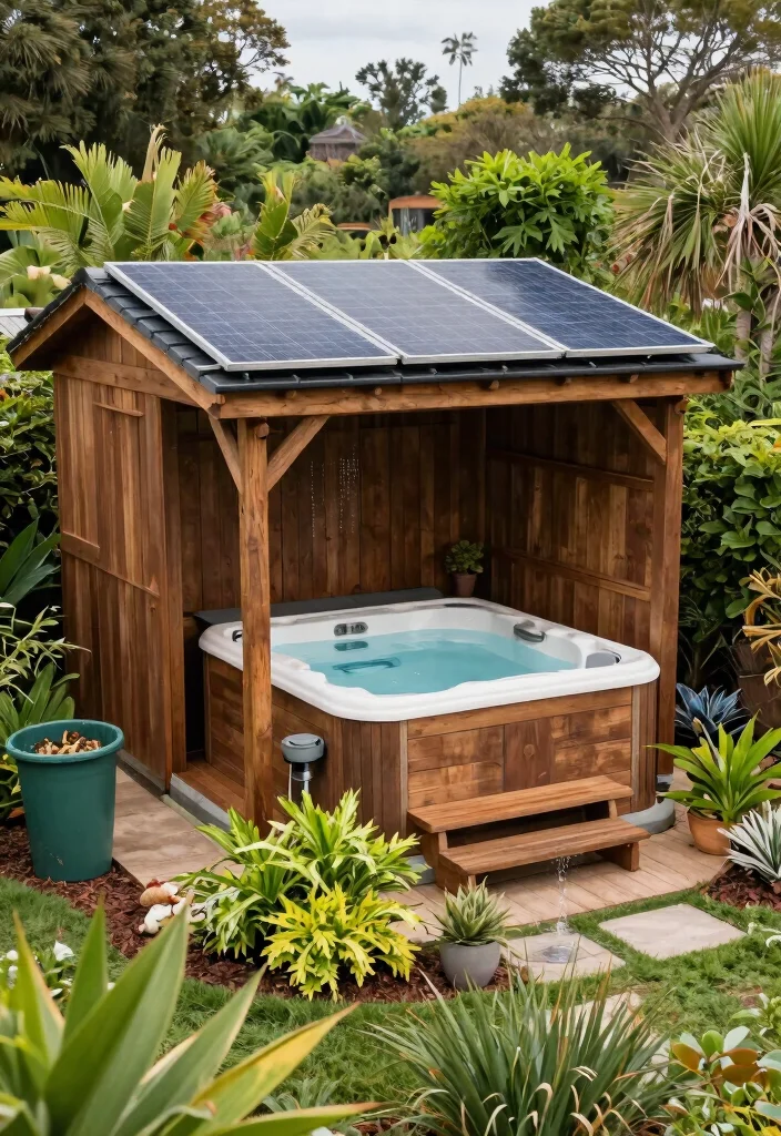 9 Dreamy She Shed Hot Tub Ideas for a Private Spa Retreat 5 9 Dreamy She Shed Hot Tub Ideas for a Private Spa Retreat 5. Eco Friendly Gem 0