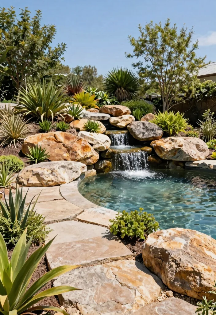 9 Genius Above Ground Pool Concepts for Sloped Yard Solutions 2 9 Genius Above Ground Pool Concepts for Sloped Yard Solutions 2. Rock Gardens Natural Beauty and Serenity 0