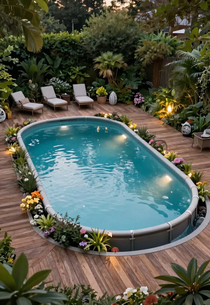 9 Genius Above Ground Pool Concepts for Sloped Yard Solutions 4 9 Genius Above Ground Pool Concepts for Sloped Yard Solutions 4. Sunken Pool Design Embrace the Depth 0