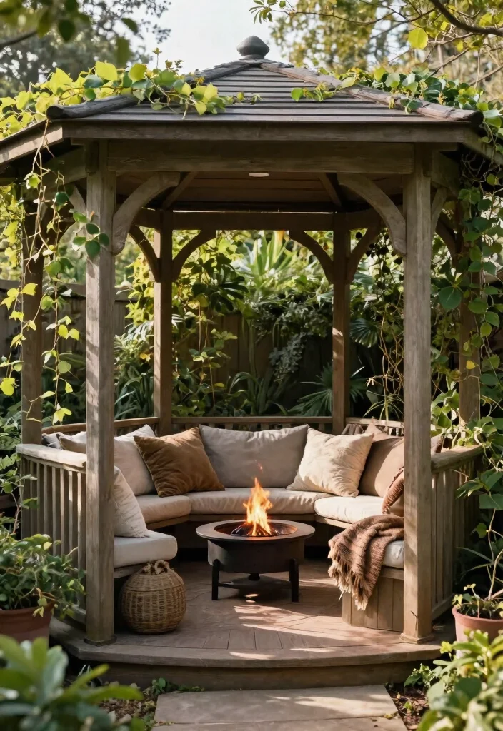 9 Lush Mediterranean Gazebo Ideas Tuscan Style 8. Cozy Corner Gazebo 0