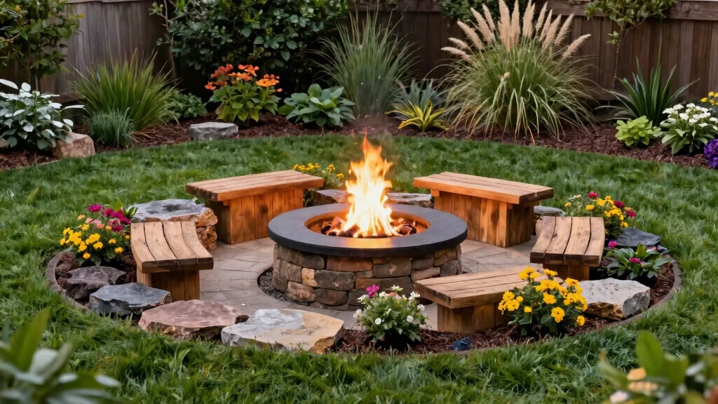 9 Neat Fire Pit Edging Ideas for a Clean Landscape Look