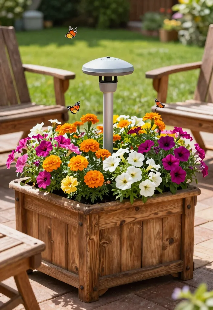 9 Practical Above Ground Pool Filter Ideas Hide the Mess 1. Concealed Wooden Planter Box 0