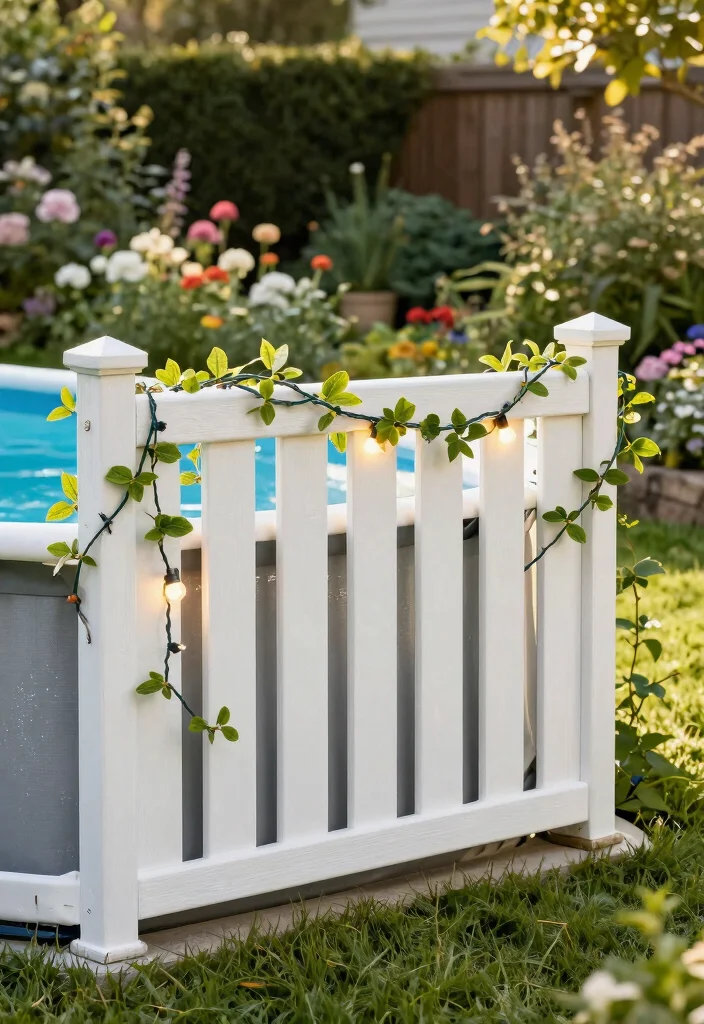 9 Practical Above Ground Pool Filter Ideas Hide the Mess 7. Decorative Fencing 0