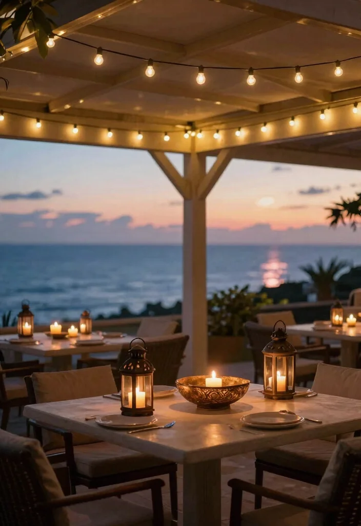 9 Relaxing Patio Decor Ideas for Ocean Views Coastal Vibe 5. Ambient Lighting Options 0