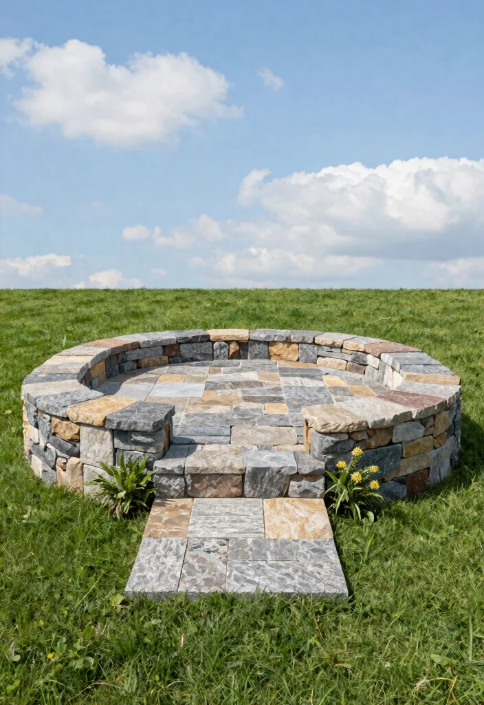 9 Sturdy Inflatable Hot Tub Base Ideas DIY Pads 3. Paver Stones Modern and Chic 0