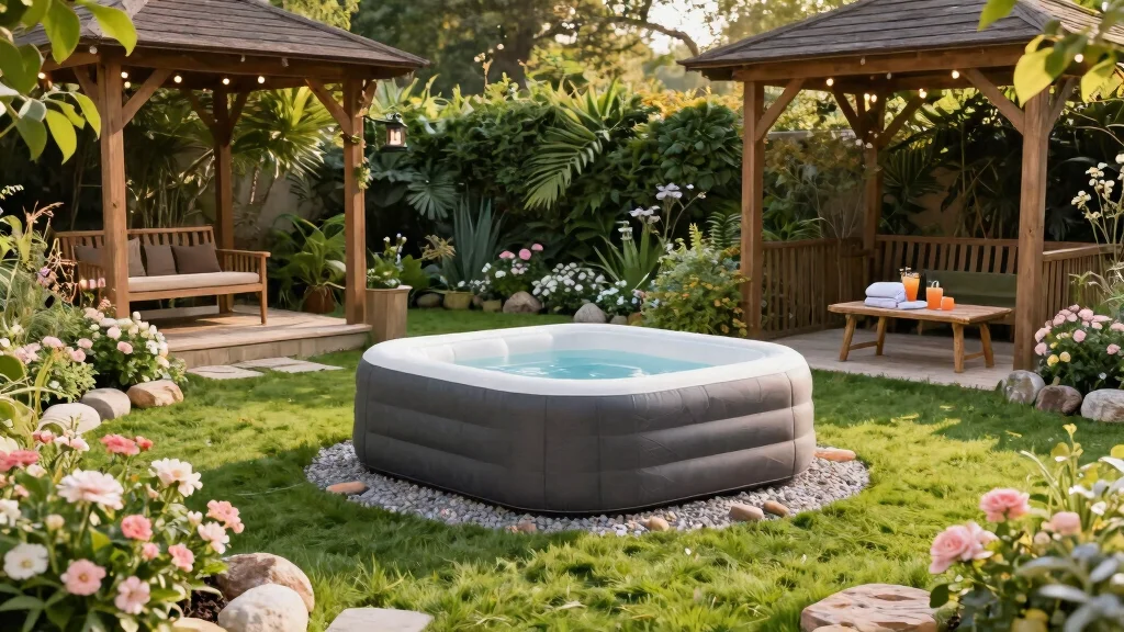 9 Sturdy Inflatable Hot Tub Base Ideas [DIY Pads]