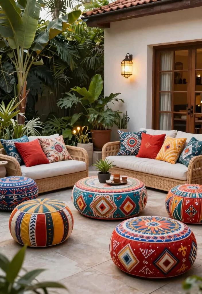 9 Stylish Patio Ottoman Decor Inspiration for Lounging Conclusion 0